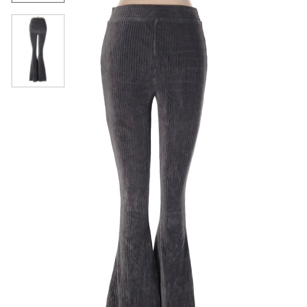Aerie high rise velour pants size small